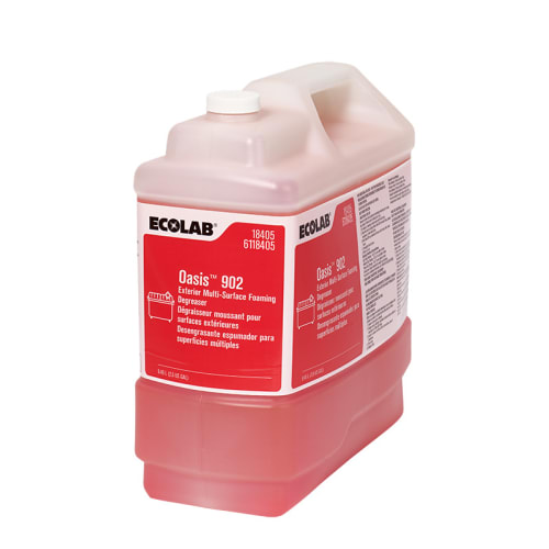Desengrasante espumoso para exteriores Oasis 902 de Ecolab® Oasis 10, 2.5 galones, #6118405